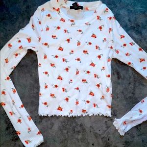 Floral long sleeve shirt
